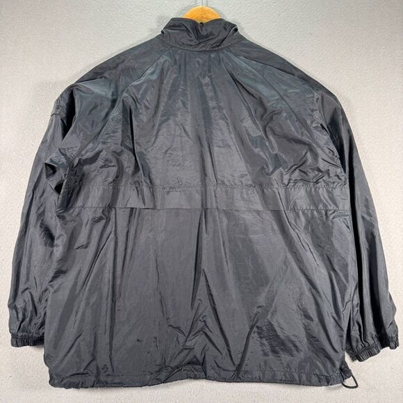 Vintage Nike Windbreaker Jacket Mens XL Black Swoosh Utility Lightweight Vented - Picture 2 of 12